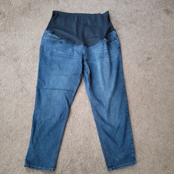 Time and Tru Denim - Time and Tru Maternity Jeans XXL 2XL 20 Medium Wash Plus Stretch